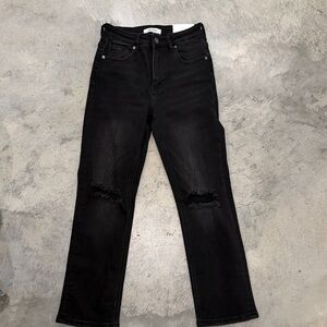 Zenana Outfitters Black Straight Leg Jeans